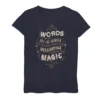 Girls 7-16 Harry Potter "Words Are An Inexhaustible Source Of Magic" Tee -Harry Potter 3999937