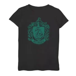 Girls 7-16 Harry Potter Slytherin Crest Tee