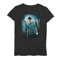 Girls 7-16 Harry Potter Department Of Mysteries Group Shot Tee