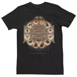 Men's Harry Potter Fantastic Beasts Circle Of Beats Emblem Graphic Tee