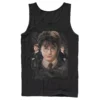 Men's Harry Potter Chamber Of Secrets Harry Ron Hermione Poster Graphic Tank Top -Harry Potter 4249898 Black