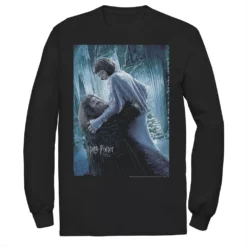Men's Harry Potter Hagrid And Madame Maxim Character Poster Long Sleeve Graphic Tee