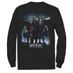 Men's Harry Potter And The Goblet Of Fire Poster Long Sleeve Graphic Tee