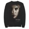 Men's Harry Potter Deathly Hallows Hermione Character Poster Fleece Graphic Pullover -Harry Potter 4250603