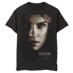 Men's Harry Potter Deathly Hallows Hermione Character Poster Graphic Tee