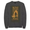 Men's Harry Potter Neither Can Live While The Other Survives Quote Fleece Graphic Pullover -Harry Potter 4251053 Charcoal Heather