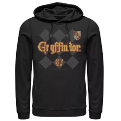 Men's Harry Potter Gryffindor Pride Plaid 07 Pullover Hoodie