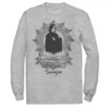 Men's Harry Potter Snape Books Portrait Long Sleeve Graphic Tee -Harry Potter 4251681 Athletic Heather