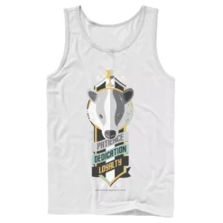 Men's Harry Potter Hufflepuff Attributes Badge Tank