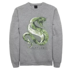 Men's Harry Potter House Slytherin Watercolor Pullover Sweatshirt