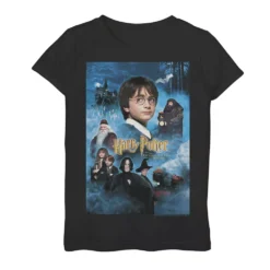 Girls 7-16 Harry Potter And The Philosopher's Stone Poster Graphic Tee
