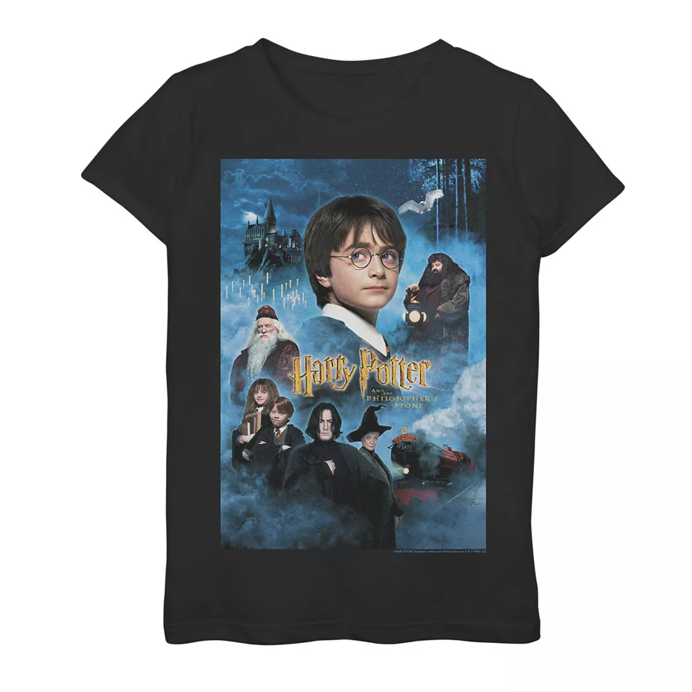 Girls 7-16 Harry Potter And The Philosopher's Stone Poster Graphic Tee 3 Girls 7-16 Harry Potter And The Philosopher's Stone Poster Graphic Tee