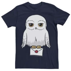 Men's Harry Potter Hedwig Cute Cartoon Portrait Tee
