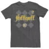 Men's Harry Potter Hufflepuff Plaid Chest Logo Tee -Harry Potter 4379636
