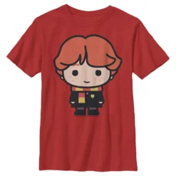 Boys 8-20 Harry Potter Ron Weasley Cute Cartoon Portrait Graphic Tee
