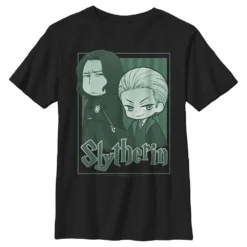 Boys 8-20 Harry Potter Slytherin Snape & Draco Anime Graphic Tee