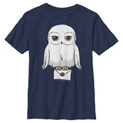 Boys 8-20 Harry Potter Hedwig Cute Cartoon Portrait Graphic Tee