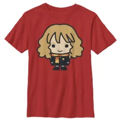 Boys 8-20 Harry Potter Hermione Granger Cute Cartoon Style Portrait Graphic Tee