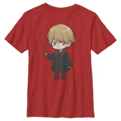 Boys 8-20 Harry Potter Ron Weasley Anime Style Portrait Graphic Tee