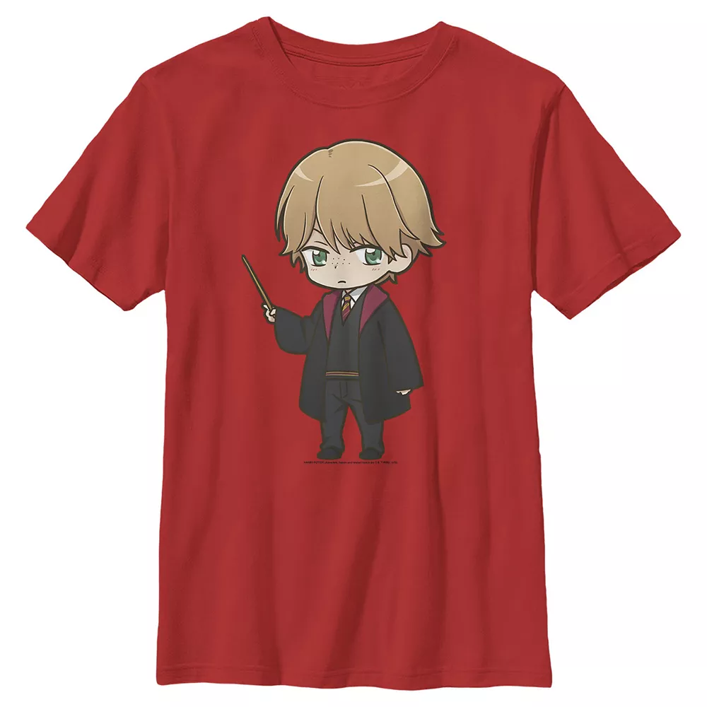 Boys 8-20 Harry Potter Ron Weasley Anime Style Portrait Graphic Tee 3 Boys 8-20 Harry Potter Ron Weasley Anime Style Portrait Graphic Tee