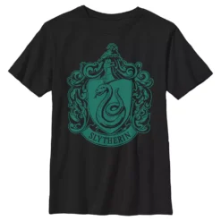 Boys 8-20 Harry Potter Slytherin Dark Badge Logo Graphic Tee