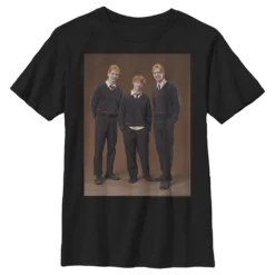 Boys 8-20 Harry Potter Weasley Brothers Photo Graphic Tee