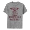 Boys 8-20 Harry Potter Dobby Is A Free Elf Graphic Tee -Harry Potter 4547787 Charcoal Heather