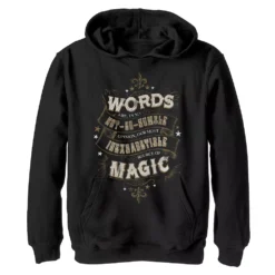 Boys 8-20 Harry Potter Words Are An Inexhaustible Source Of Magic Graphic Fleece Hoodie
