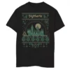 Boys 8-20 Harry Potter Christmas Slytherin Ugly Sweater Graphic Tee -Harry Potter 4934108