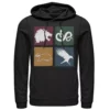 Men's Harry Potter Simple House Crest Box Up Hoodie -Harry Potter 5055886 Black