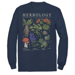 Men's Harry Potter Herbology Herb Refernce Grid Tee