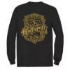 Men's Harry Potter Hufflepuff Dark Detailed Crest Tee -Harry Potter 5058030