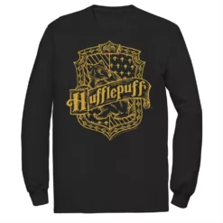 Men's Harry Potter Hufflepuff Dark Detailed Crest Tee