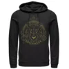 Men's Harry Potter Gryffindor Line Art Symbol Hoodie -Harry Potter 5058078 Black