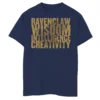 Boys 8-20 Harry Potter Ravenclaw Wisdom Intelligence Creativity Text Graphic Tee -Harry Potter 5116108