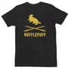 Big & Tall Harry Potter Hufflepuff Crossed Wands Logo Tee -Harry Potter 5132656