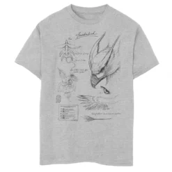 Boys 8-20 Harry Potter Fantastic Beasts: The Crimes Of Grindelwald Thunderbird Study Notebook Sketch Graphic Tee