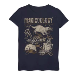 Harry Potter Girls 7-16 Fantastic Beasts Magizoology Textbook Graphic Tee