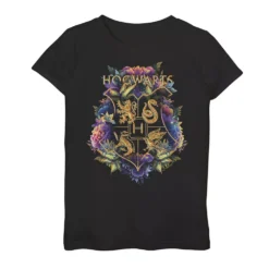 Girls 7-16 Harry Potter Hogwarts Plant Crest Graphic Tee