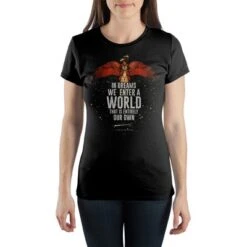 J.K. Rowling Harry Potter Quote Women's Black T-Shirt Tee Shirt