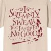 Harry Potter I Solemnly Swear That I Am Up To No Good Unisex Beige T-shirt -Harry Potter GUEST 2694b1bc fd3e 4ef0 8f1a ed00be9ce193