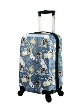 Harry Potter Hedwig 20 Inch Blue Rolling Luggage