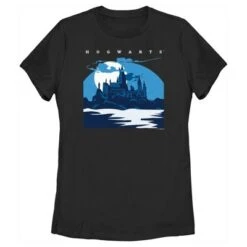 Women's Harry Potter Hogwarts At Night T-Shirt -Harry Potter GUEST 4db81096 fb9c 4d9c ae22 e3fe0820741a