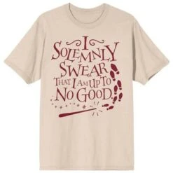 Harry Potter I Solemnly Swear That I Am Up To No Good Unisex Beige T-shirt -Harry Potter GUEST 4f7c3756 58ef 4edb 867f 92037762e671