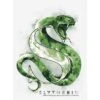 Women's Harry Potter Slytherin Snake Watercolor T-Shirt -Harry Potter GUEST 52e9eae9 5379 4c99 a4ae 1c26a742a53b