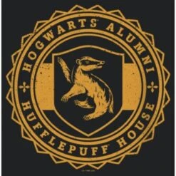 Women's Harry Potter Hogwarts Alumni Hufflepuff House Racerback Tank Top