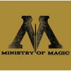 Junior's Harry Potter Ministry Of Magic Logo Festival Muscle Tee