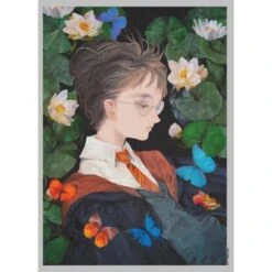 Women's Harry Potter Artistic Harry In Lily Pads T-Shirt