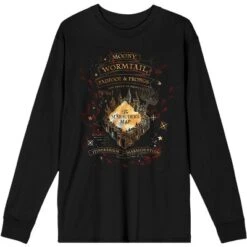 Harry Potter Marauder's Map Women's Black Long Sleeve Shirt -Harry Potter GUEST 7a340eaf 6df2 4326 8def ec3c2a90b46a