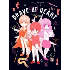 Women's Harry Potter Brave At Heart Anime Friends T-Shirt
